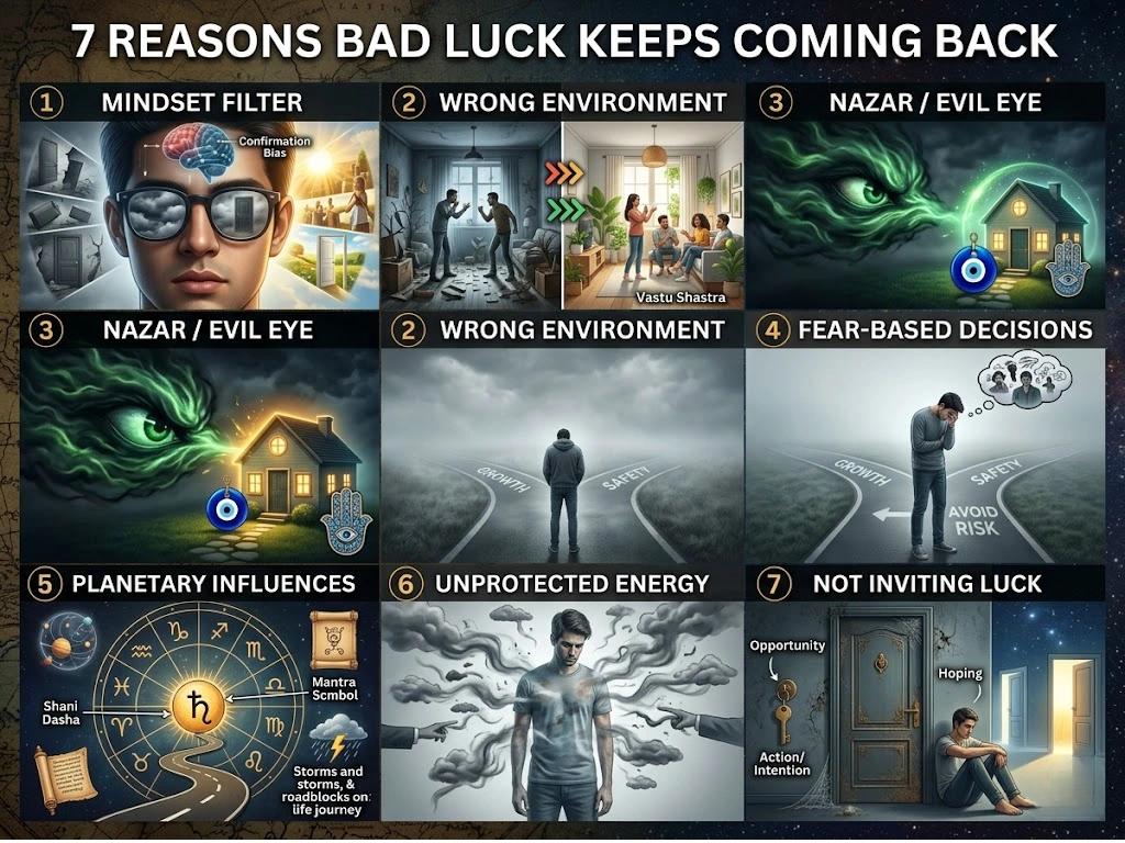 7 reasons your bad luck keeps coming back